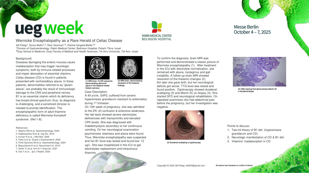 WERNICKE ENCEPHALOPATHY AS A RARE HERALD OF CELIAC DISEASE
