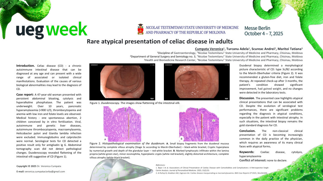 RARE ATYPICAL PRESENTATION OF CELIAC DISEASE IN ADULTS