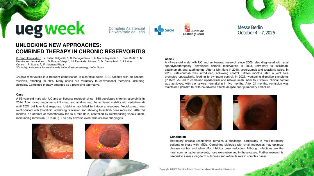 UNLOCKING NEW APPROACHES: COMBINED THERAPY IN CHRONIC RESERVOIRITIS