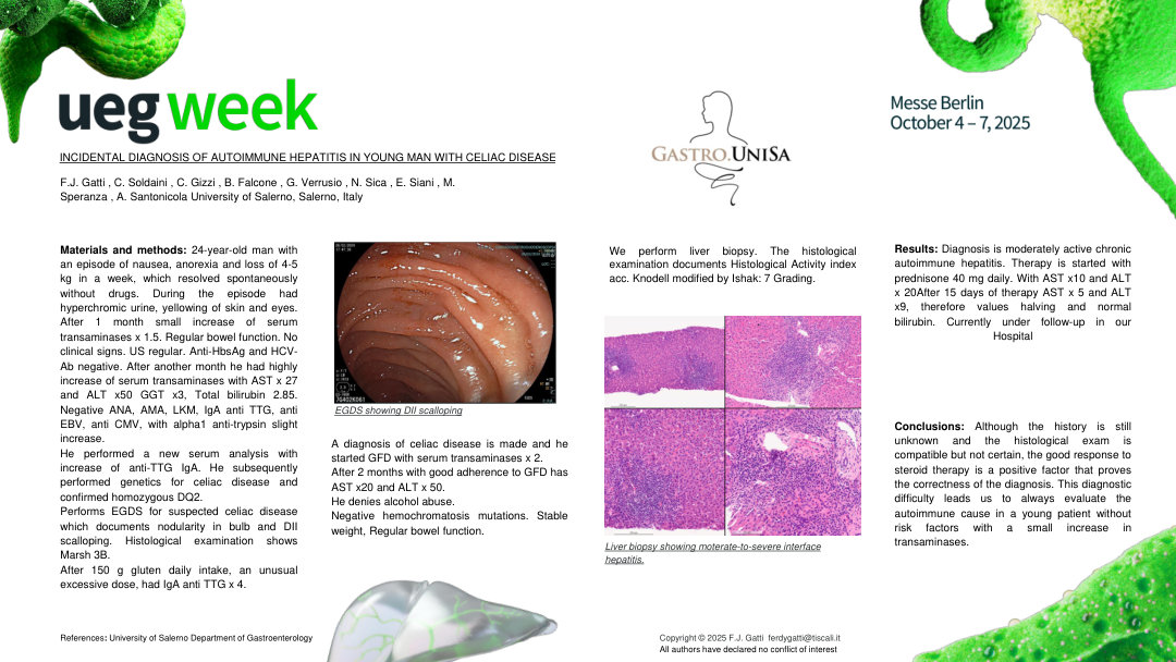 INCIDENTAL DIAGNOSIS OF <A HREF="HTTPS://WWW.MAYOCLINIC.ORG/DISEASES-CONDITIONS/AUTOIMMUNE-HEPATITIS/SYMPTOMS-CAUSES/SYC-20352153" DATA-VED="2AHUKEWIR97B60BAMAXVZ0WIHHQKRDUQQFNOECB8QAQ" PING="/URL?SA=T&AMP;SOURCE=WEB&AMP;RCT=J&AMP;OPI=89978449&AMP;URL=HTT