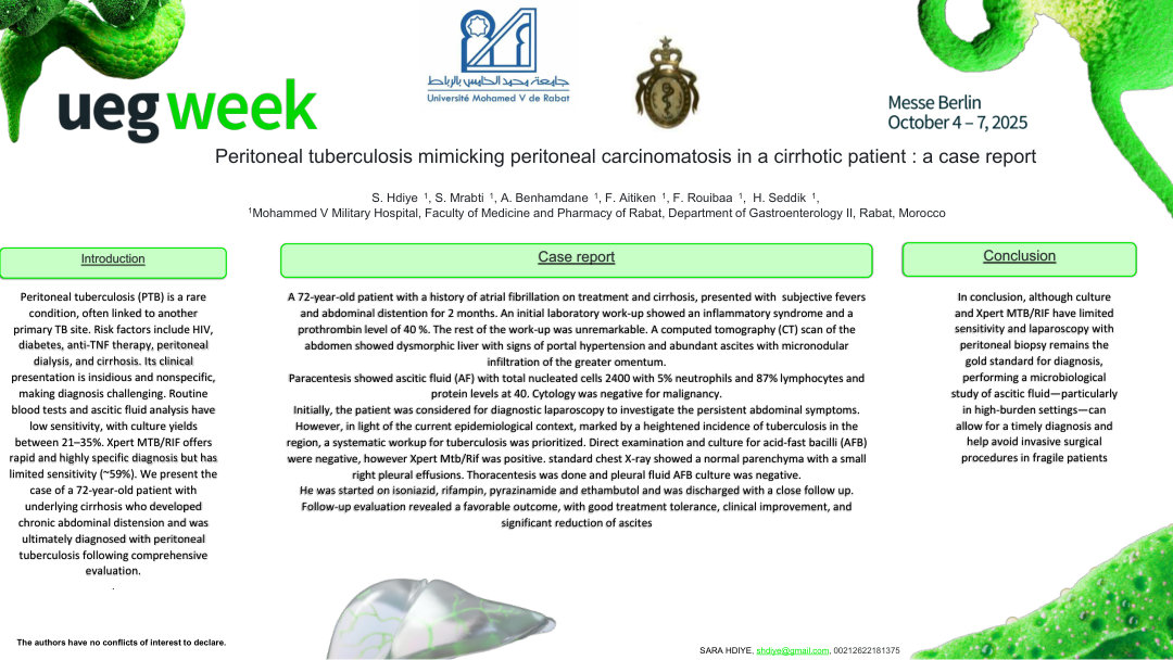 PERITONEAL TUBERCULOSIS MIMICKING PERITONEAL CARCINOMATOSIS IN A CIRRHOTIC PATIENT: A CASE REPORT