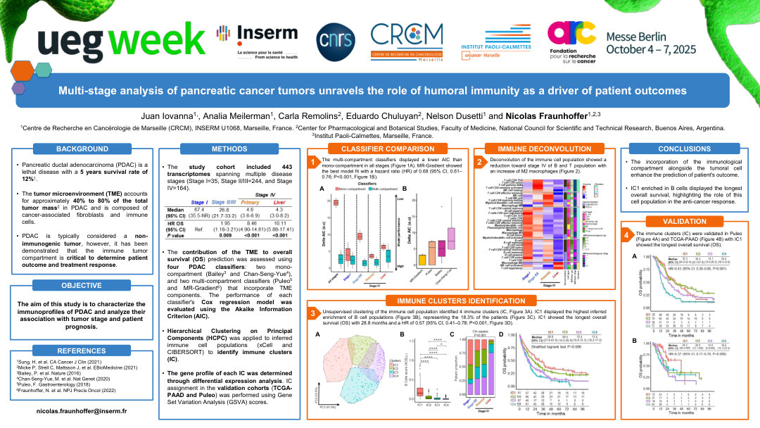 MULTI-STAGE ANALYSIS OF PANCREATIC CANCER TUMORS UNRAVELS THE ROLE OF HUMORAL IMMUNITY AS A DRIVER OF PATIENT OUTCOMES