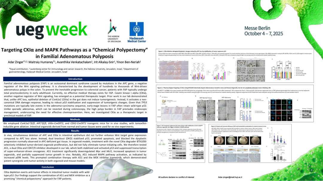 TARGETING CKIΑ AND MAPK PATHWAYS AS A “CHEMICAL POLYPECTOMY” IN FAMILIAL ADENOMATOUS POLYPOSIS