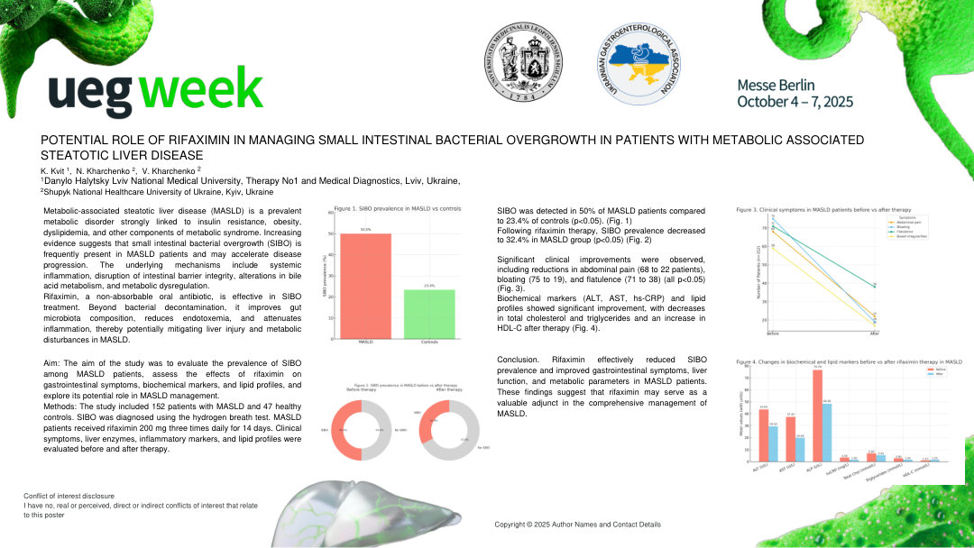POTENTIAL ROLE OF RIFAXIMIN IN MANAGING SMALL INTESTINAL BACTERIAL OVERGROWTH IN PATIENTS WITH METABOLIC ASSOCIATED STEATOTIC LIVER DISEASE
