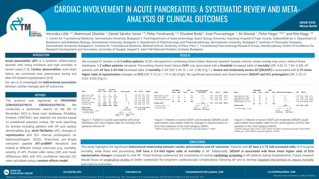 CARDIAC INVOLVEMENT IN ACUTE PANCREATITIS: A SYSTEMATIC REVIEW AND META-ANALYSIS OF CLINICAL OUTCOMES