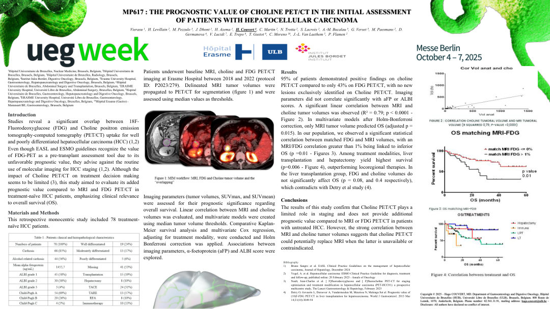 THE PROGNOSTIC VALUE OF CHOLINE PET/CT IN THE INITIAL ASSESSMENT OF PATIENTS WITH HEPATOCELLULAR CARCINOMA