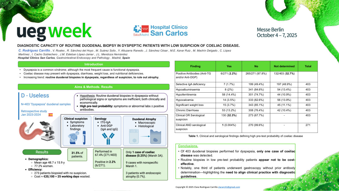 DIAGNOSTIC CAPACITY OF ROUTINE DUODENAL BIOPSY IN DYSPEPTIC PATIENTS WITH LOW SUSPICION OF COELIAC DISEASE