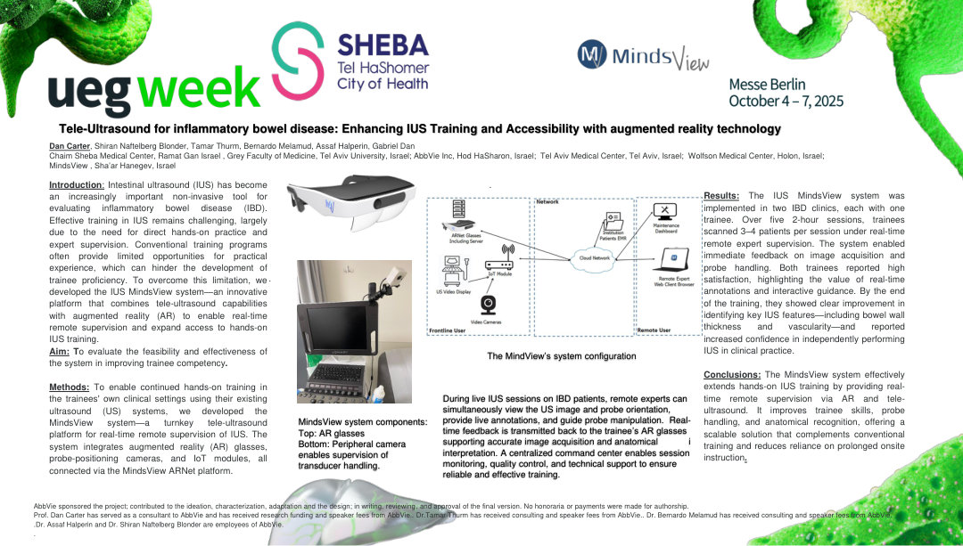 TELE-ULTRASOUND FOR INFLAMMATORY BOWEL DISEASE: ENHANCING IUS TRAINING AND ACCESSIBILITY WITH AUGMENTED REALITY TECHNOLOGY