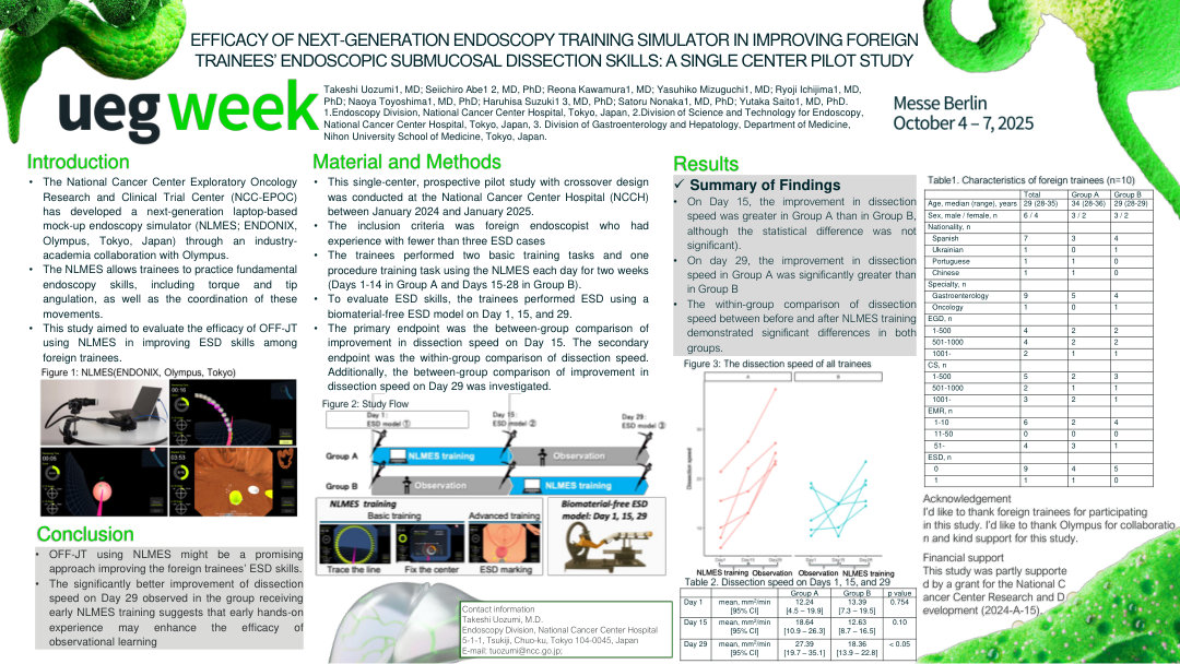 EFFECTIVENESS OF NEXT-GENERATION ENDOSCOPY TRAINING SIMULATOR FOR IMPROVING NOVICE FOREIGN ENDOSCOPISTS’ ENDOSCOPIC SUBMUCOSAL DISSECTION SKILLS: A SINGLE CENTER EXPLORATORY STUDY