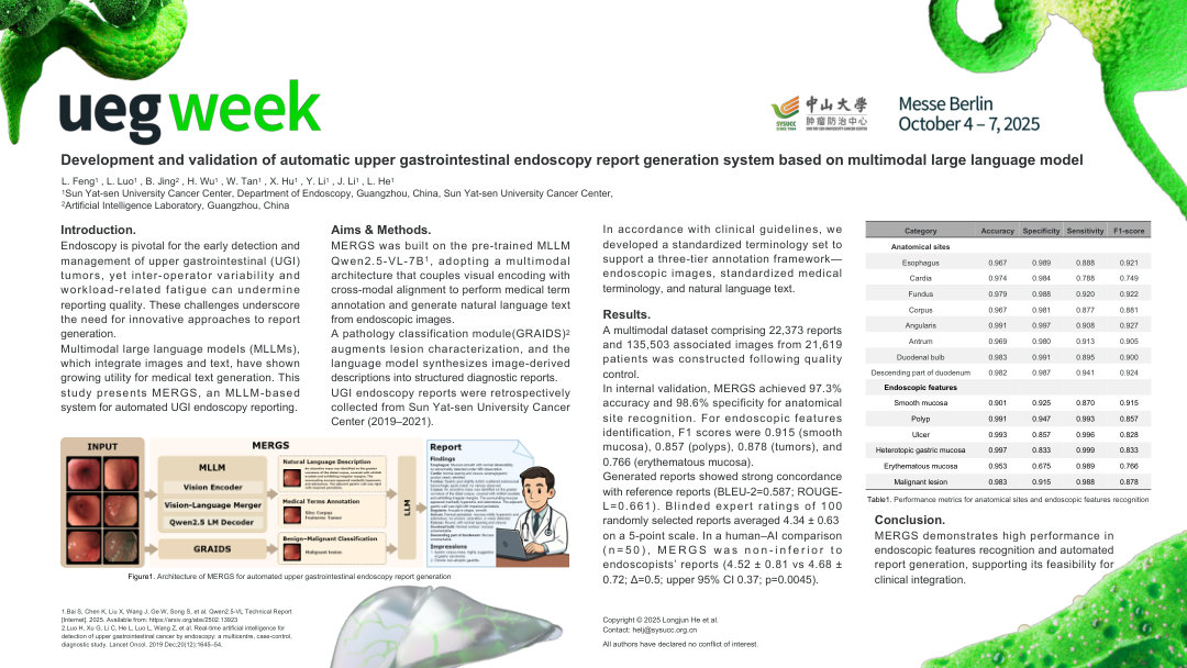 DEVELOPMENT AND VALIDATION OF AUTOMATIC UPPER GASTROINTESTINAL ENDOSCOPY REPORT GENERATION SYSTEM BASED ON MULTIMODAL LARGE LANGUAGE MODEL