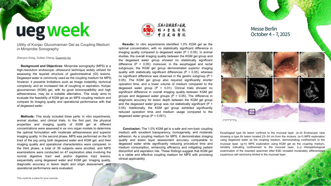 UTILITY OF KONJAC GLUCOMANNAN GEL AS COUPLING MEDIUM IN MINIPROBE SONOGRAPHY