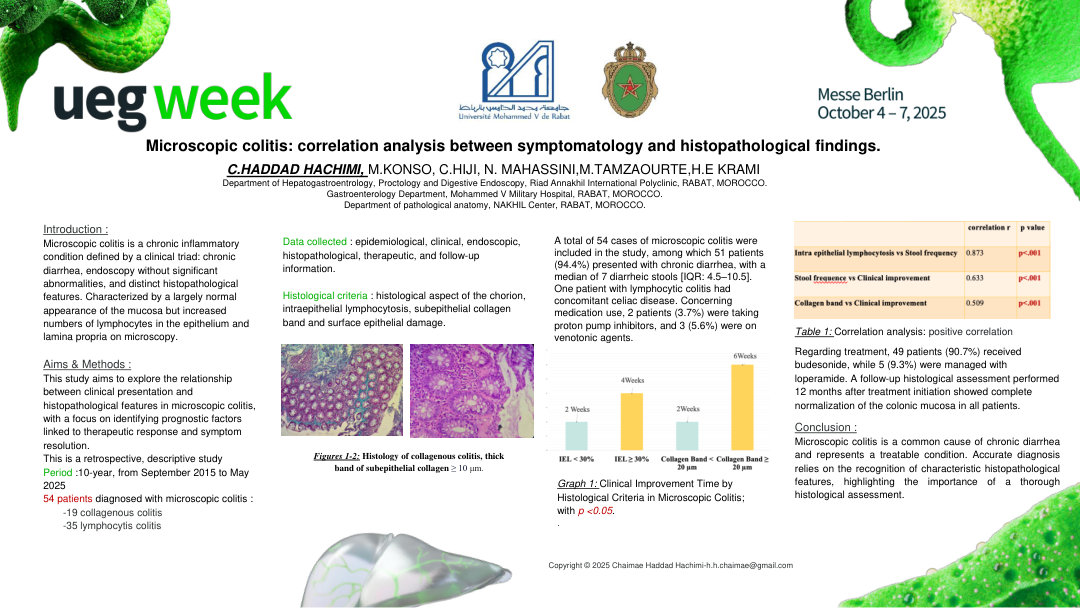 MICROSCOPIC COLITIS: A COMPARATIVE STUDY OF CLINICAL SYMPTOMS AND HISTOPATHOLOGICAL FEATURES