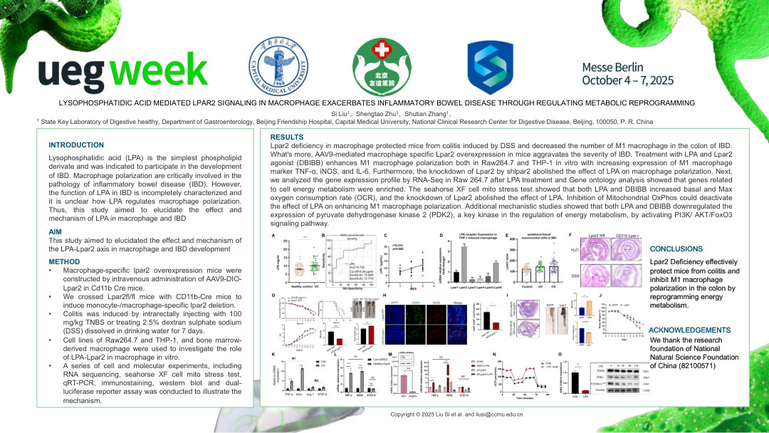LYSOPHOSPHATIDIC ACID MEDIATED LPAR2 SIGNALING IN MACROPHAGE EXACERBATES INFLAMMATORY BOWEL DISEASE THROUGH REGULATING METABOLIC REPROGRAMMING