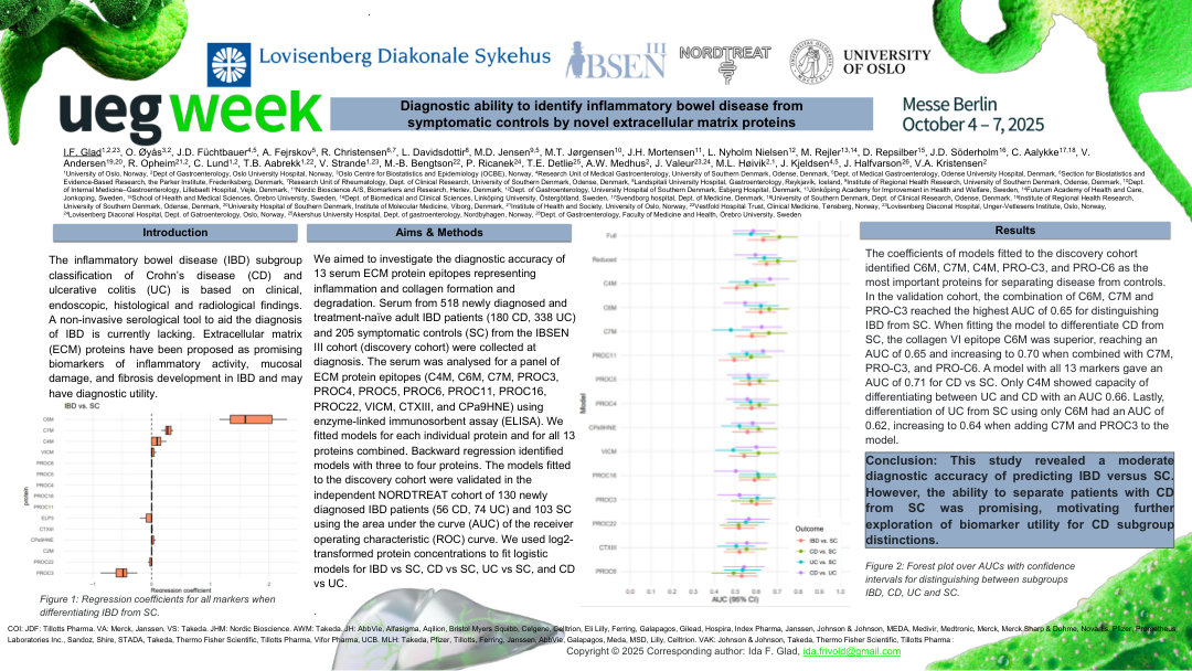 INVESTIGATION AND VALIDATION OF EXTRACELLULAR MATRIX PROTEINS AS DIAGNOSTIC BIOMARKERS IN INFLAMMATORY BOWEL DISEASE