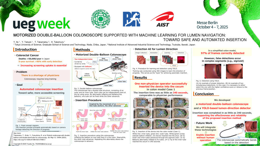MOTORIZED DOUBLE-BALLOON COLONOSCOPE SUPPORTED WITH MACHINE LEARNING FOR LUMEN NAVIGATION: TOWARD SAFE AND AUTOMATED INSERTION