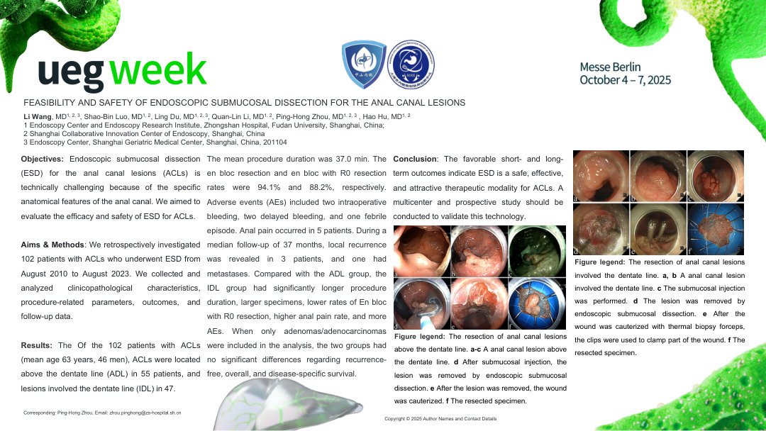 FEASIBILITY AND SAFETY OF ENDOSCOPIC SUBMUCOSAL DISSECTION FOR THE ANAL CANAL LESIONS