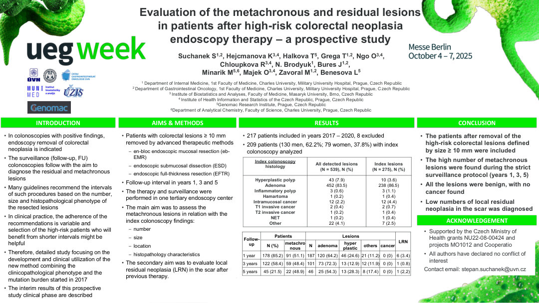 EVALUATION OF THE METACHRONOUS AND RESIDUAL LESIONS IN PATIENTS AFTER HIGH-RISK COLORECTAL NEOPLASIA ENDOSCOPY THERAPY – A PROSPECTIVE STUDY