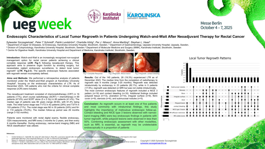 ENDOSCOPIC CHARACTERISTICS OF LOCAL TUMOR REGROWTH IN PATIENTS UNDERGOING WATCH-AND-WAIT AFTER NEOADJUVANT THERAPY FOR RECTAL CANCER