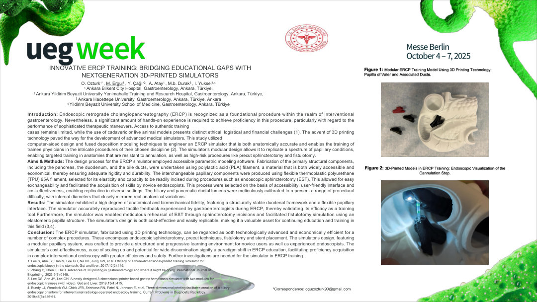 INNOVATIVE ERCP TRAINING: BRIDGING EDUCATIONAL GAPS WITH NEXT-GENERATION 3D-PRINTED SIMULATORS