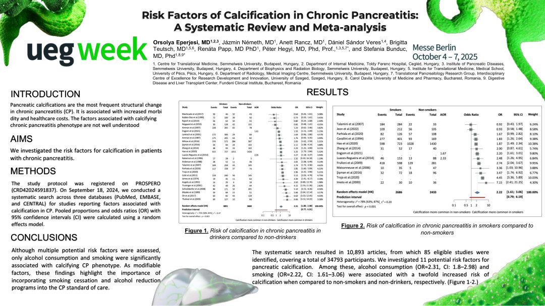 RISK FACTORS OF CALCIFICATION IN CHRONIC PANCREATITIS: A SYSTEMATIC REVIEW AND META-ANALYSIS