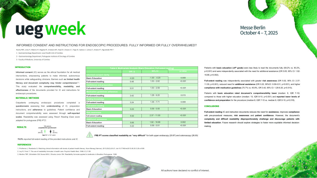 INFORMED CONSENT AND INSTRUCTIONS FOR ENDOSCOPIC PROCEDURES: FULLY INFORMED OR FULLY OVERWHELMED?